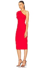 Rachel Gilbert Winnie Dress in Cherry, view 3, click to view large image.