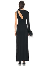 Rachel Gilbert Tanner Gown in Black, view 5, click to view large image.