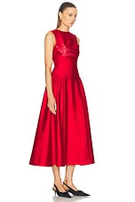 Rachel Gilbert Sawyer Dress in Red, view 2, click to view large image.