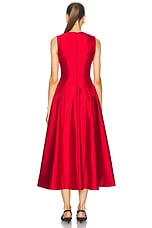 Rachel Gilbert Sawyer Dress in Red, view 3, click to view large image.