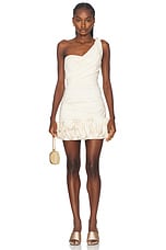 Rachel Gilbert Ochre Mini Dress in Coconut, view 1, click to view large image.