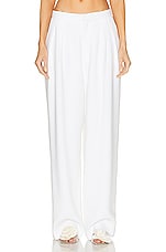 Rachel Gilbert Briar Pant in Ivory, view 1, click to view large image.