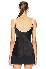 Rachel Gilbert Ryder Cami Top in Black, view 3, click to view large image.