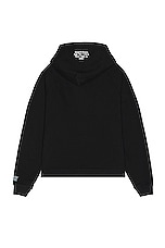 Reese Cooper Field Research Division Hooded Sweatshirt in Black, view 2, click to view large image.