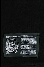 Reese Cooper Field Research Division Hooded Sweatshirt in Black, view 3, click to view large image.