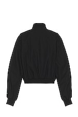 Reese Cooper Cotton Ripstop Bomber Jacket in Black, view 2, click to view large image.