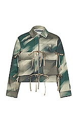 Reese Cooper Modular Pocket Work Jacket in Blurred Camo, view 1, click to view large image.