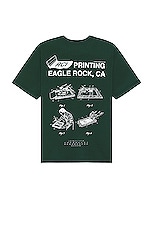 Reese Cooper Rci Printing T-shirt in Forest, view 1, click to view large image.
