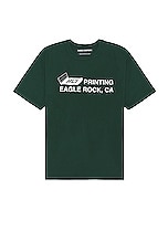 Reese Cooper Rci Printing T-shirt in Forest, view 2, click to view large image.