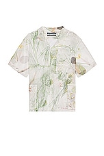 Reese Cooper Desert Brush Printed Mesh Short Sleeve Cargo Shirt in Multi, view 1, click to view large image.
