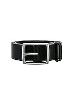 Rag & Bone Rugged Belt in Black, view 3, click to view large image.