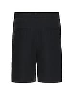 Rag & Bone Elliot Pleated Short in Black, view 2, click to view large image.