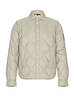 Rag & Bone Padded Dane Shirt Jacket in Elephnt, view 1, click to view large image.