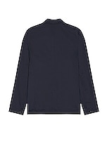 Rag & Bone Evan Cotton Sateen Chore Jacket in Navy, view 2, click to view large image.