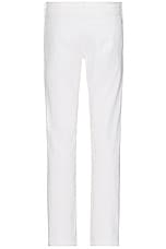 Rag & Bone Fit 2 Authentic Stretch Pant in Optic White, view 2, click to view large image.
