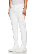 Rag & Bone Fit 2 Authentic Stretch Pant in Optic White, view 4, click to view large image.