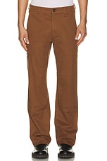 Rag & Bone Fit 4 Corduroy Carpenter Pant in Chocolate, view 3, click to view large image.