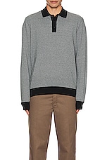 Rag & Bone Harrow Polo in Army, view 4, click to view large image.