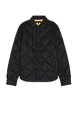 Rag & Bone Padded Dane Shirt in Black, view 1, click to view large image.