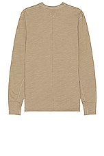 Rag & Bone Classic Henley in Taupe, view 2, click to view large image.