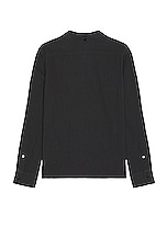 Rag & Bone Avery Gauze Long Sleeve Shirt in Phantom, view 2, click to view large image.