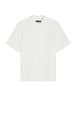 Rag & Bone Avery Gauze Shirt in White, view 1, click to view large image.