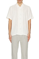 Rag & Bone Avery Gauze Shirt in White, view 3, click to view large image.