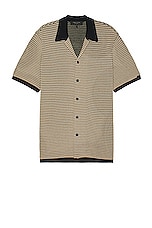 Rag & Bone Felix Button Down Shirt in Black & Multi, view 1, click to view large image.