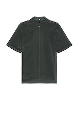 Rag & Bone Toweling Avery Shirt in Shadow Green, view 2, click to view large image.