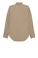 Rag & Bone Fit 2 Engineered Oxford Shirt in Taupe, view 2, click to view large image.