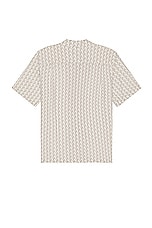 Rag & Bone Printed Avery Shirt in White Geo, view 2, click to view large image.