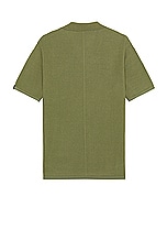 Rag & Bone Harvey Knit Polo in Sage, view 2, click to view large image.