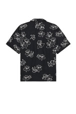 Rag & Bone Avery Resort Shirt in Black, view 2, click to view large image.
