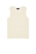 Rag & Bone Payton Tank in Ivory, view 1, click to view large image.