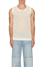 Rag & Bone Payton Tank in Ivory, view 3, click to view large image.