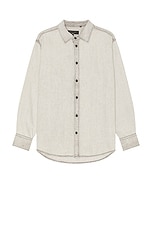 Rag & Bone Denim Matthew Shirt in Smoke, view 1, click to view large image.