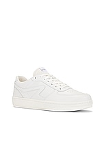 Rag & Bone Retro Court Sneaker in White, view 2, click to view large image.