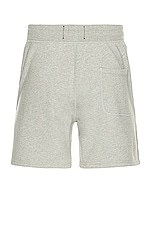 Reigning Champ Midweight Terry 6&quot; Sweatshort in Heather Grey, view 2, click to view large image.