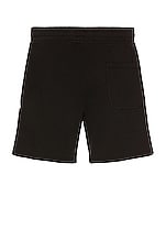 Reigning Champ Reigning 6&quot; Champ Sweatshort in Black, view 2, click to view large image.