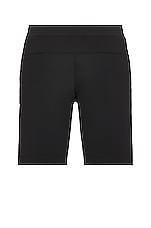 Reigning Champ Short Poloartech Power Stretch Pro in Black, view 2, click to view large image.
