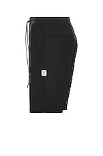 Reigning Champ Short Poloartech Power Stretch Pro in Black, view 3, click to view large image.