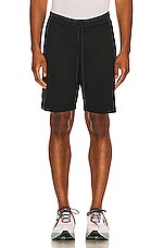 Reigning Champ Short Poloartech Power Stretch Pro in Black, view 4, click to view large image.