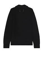 Reigning Champ Vinnie Cardigan in Black, view 2, click to view large image.