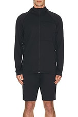 Reigning Champ Deltapeak 165 Full Zip in Black, view 3, click to view large image.