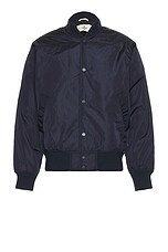 「M」REIGNING CHAMP SATIN STADIUM JACKET Econyl Satin Nylon Stadium Jacket | Reigning Champ