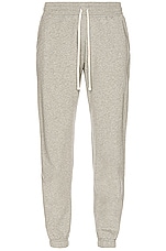 Reigning Champ Cuffed Sweatpant in Heather Grey, view 1, click to view large image.