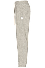 Reigning Champ Cuffed Sweatpant in Heather Grey, view 3, click to view large image.