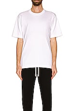 Reigning Champ T-Shirt in White, view 3, click to view large image.