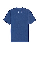 Reigning Champ Midweight Jersey T-shirt in Lapis, view 2, click to view large image.