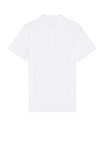 Reigning Champ Lightweight Jersey Polo in White, view 2, click to view large image.
